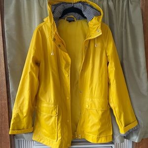 Bright Yellow Topshop Rain Coat